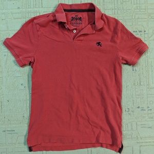 Express Pique Polo - Red